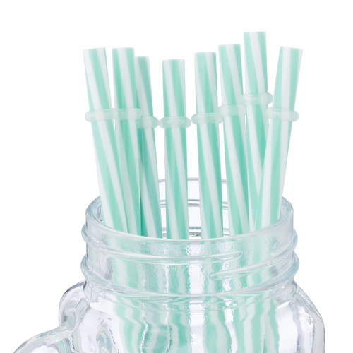 Trinkgläser mit deckel Kaktus Becher Eistee Gläser 8er Set bunt 500 ml 8 Stück - Bild 7 von 8