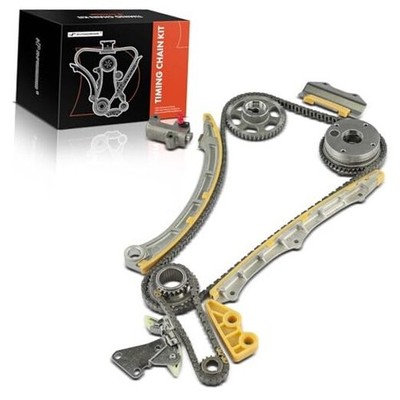 12PCS Engine Timing Chain Kit W/Sprocket & Tensioner & Guide Compatible with