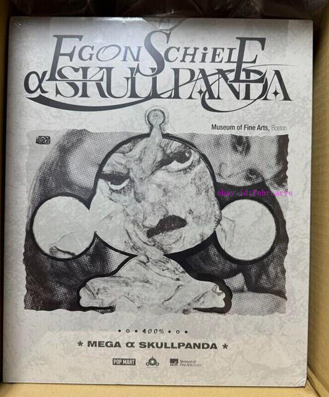 POPMART Mega α Skullpanda 400% Egon Schiele Action Figures POPMART Mega α Skullpanda 400% Egon Schiele Action Figures