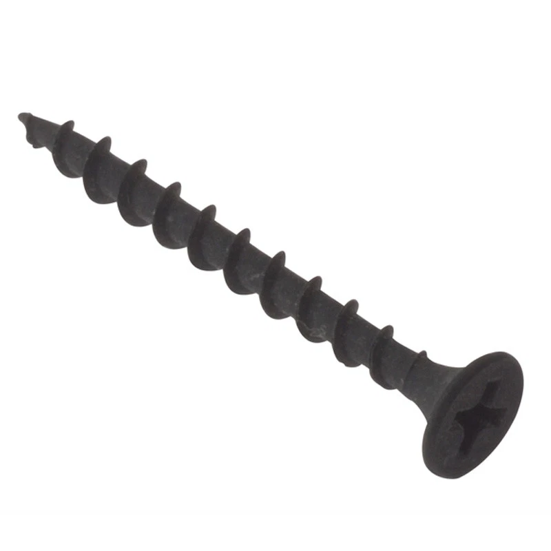 MERRIWAY Plasterboard Dry Wall Black Drywall Screws 3.5 x 32mm x Pack 50