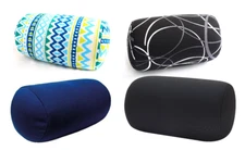 Microbead Squishy Hypoallergenic Post Surgery Roll Pillow With Removable Cover