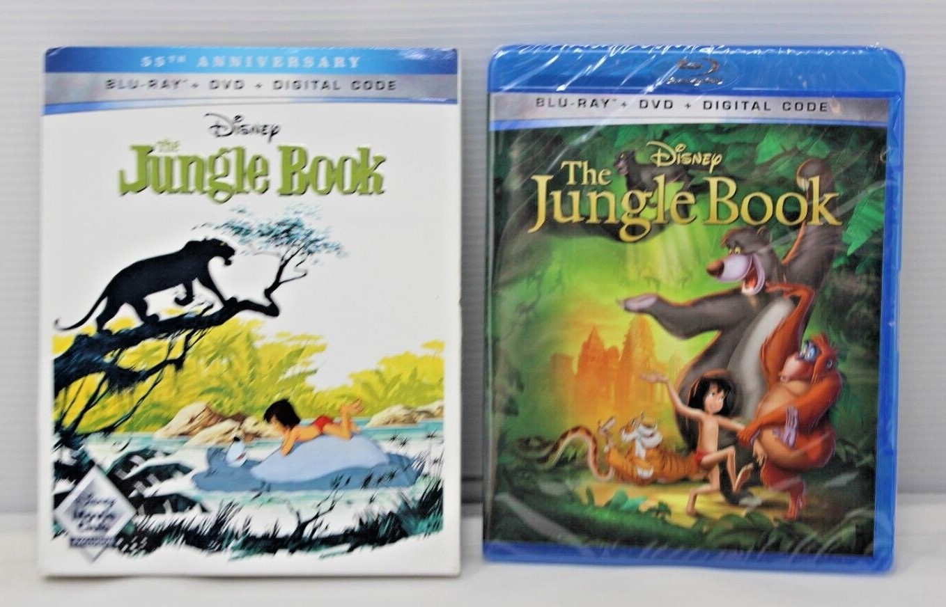 The Jungle Book 55th Anniversary Edition W/ SLIPCASE (BluRay + DVD