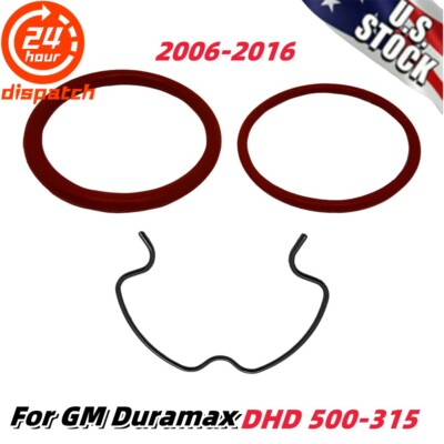 US For GM 2006-2016 Duramax DHD 500-315 Lower Radiator Hose Dlip& Seal Kit  