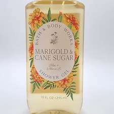 Marigold & Cane Sugar NEW Bath & Body Works Shower Gel Wash Amber Full Sz 10 Oz 1.09 per gallon
