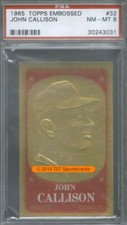 1965 Topps EMB 32 John Callison PSA 8 (3031)