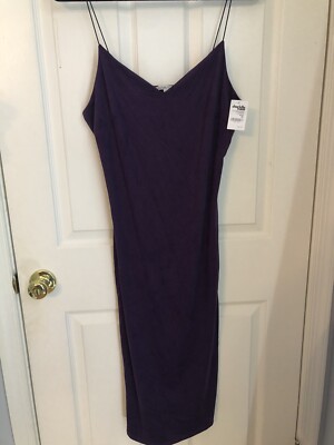 Charlotte Russe Soft Royal Purple Sexy Slinky Bodycon Dress Size XL | eBay