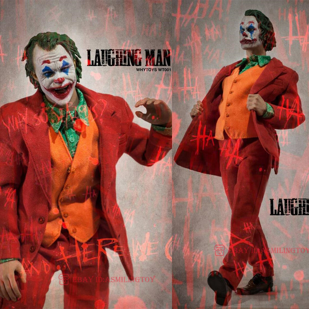 1/6 WHYTOYS WT001 The Laughing Man The Joker Phoenix With Body