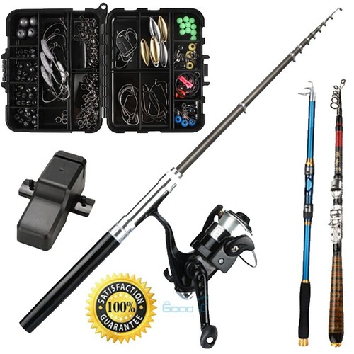 8ft Big Game Fishing Rod Reel Combo Spinning Heavy Duty Fresh Saltwater New  | eBay