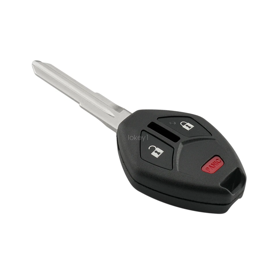 2 Para 2007-2012 Para Mitsubishi Endeavor Outlander Mando a Distancia Llavero Carcasa 4 Botones Foto 3 de 4