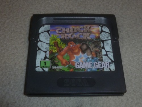 SEGA GAMEGEAR VIDEOJUEGO CHUCK ROCK CARTUCHO ENGRANAJE  - Imagen 1 de 2