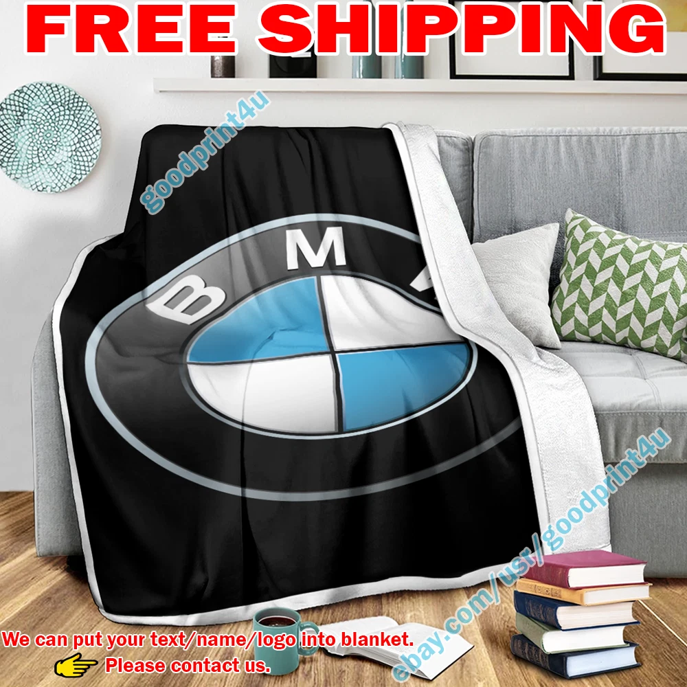 BMW Car Racing Fleece Blanket Thin Quilt Sofa Cover Garage Fan Gift 2023 |  eBay