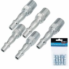 BlueSpot 5 St&uuml;ck Luftleitung Armaturen Schlauch Kompressor Werkzeug Verbinder 1/4" BSP Stecker