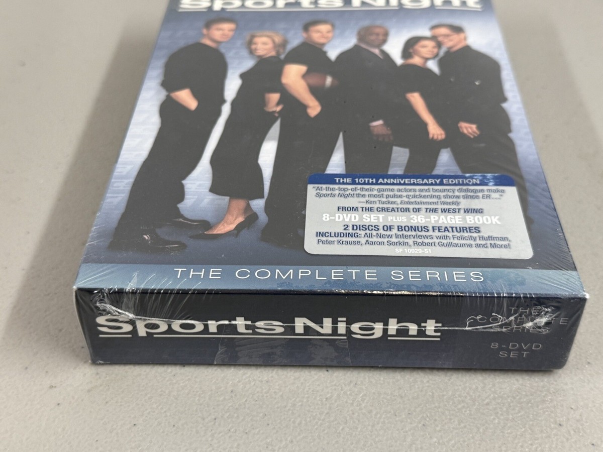 Sports Night: The Complete Series 10th Anniversary Edition 8-DVD Set NEW  SEALED