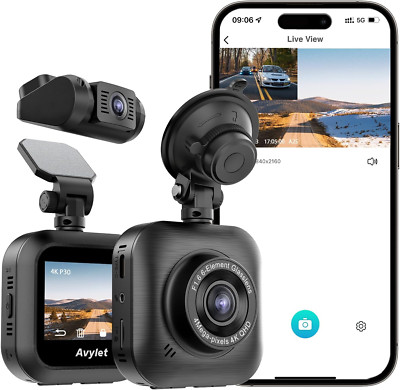 Dashcam Auto Vorne Hinten 4K 1080P Wifi Dash Cam Dual Auto Kamera Mit Parküberwa