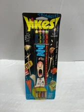 Yikes! Triangle HB #2 Black Lead Pencils 4 Pack Vintage 90’s