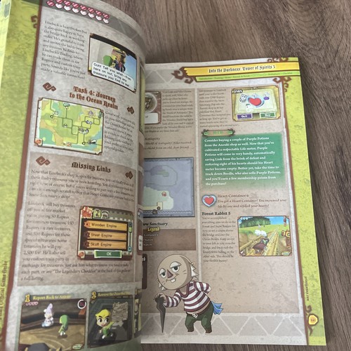 Legend of Zelda Spirits Tracks Prima Official Premiere Strategy Guide + Map DS - Picture 12 of 14