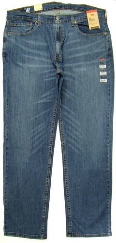 Levis 559 Jeans Mens DARK BLUE W/FADE 38 x 32 Relaxed Fit Straight Leg Stretch - Picture 5 of 6