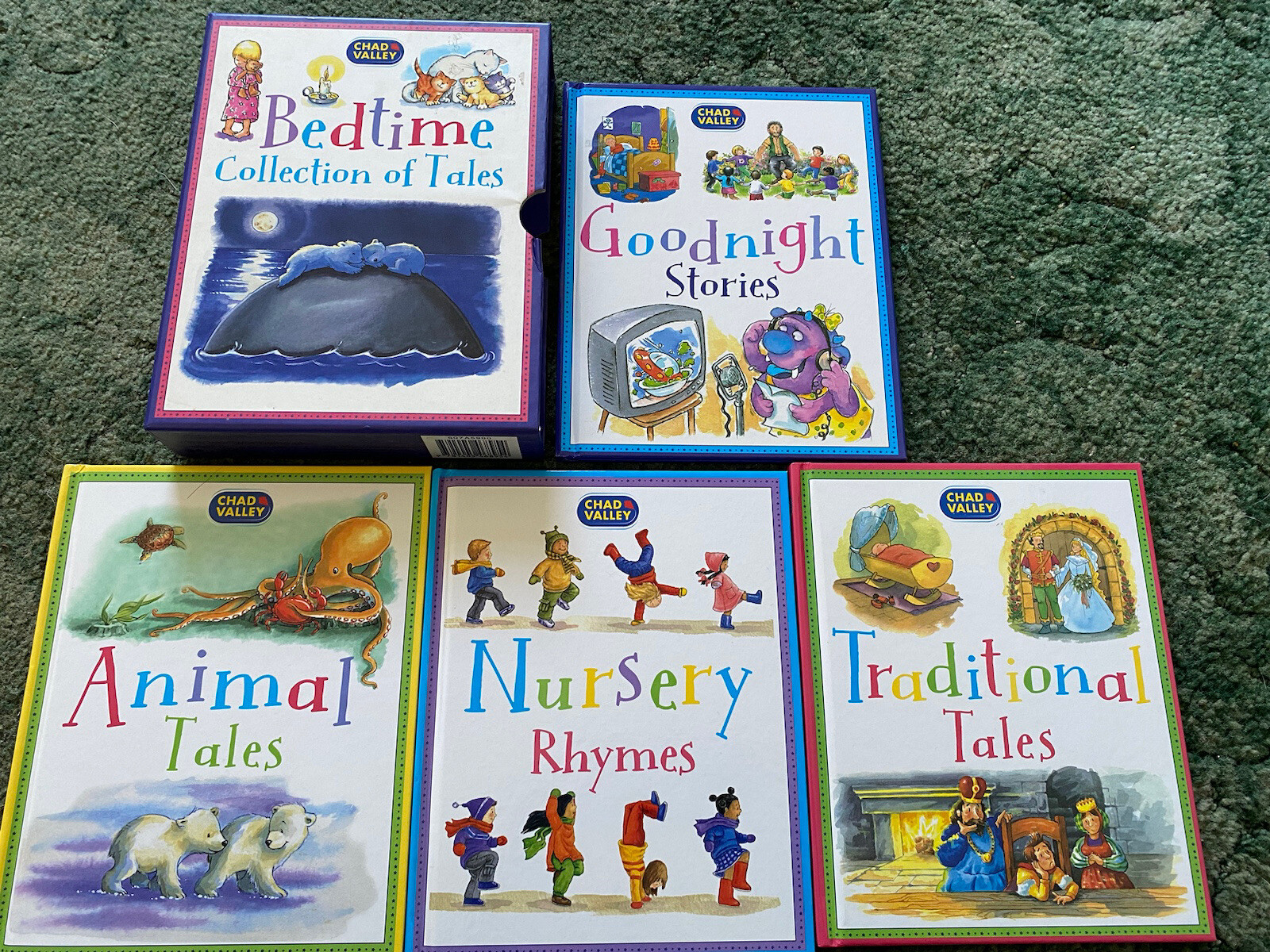 Chad valley for woolworths bedtime story  Book set 2001 vgc
