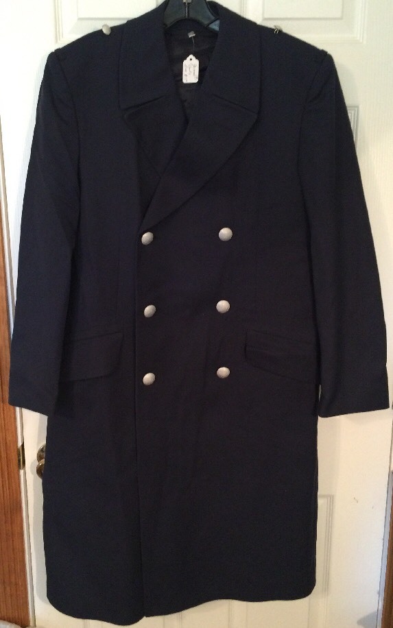 vintage Germany navy coat b