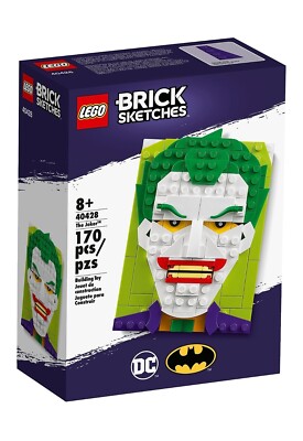 LEGO Brick Sketches: DC BATMAN The Joker (40428) - Brand New and Sealed