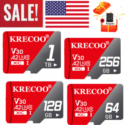 1-10PAck Lot 32GB 64GB 128GB 256GB 512GB Ultra Micro SD Class 10 TF Memory Card