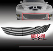 04 05 06 Mazda 3 Sport Hatchback Front Bumper Lower Aluminum Billet Grille Grill