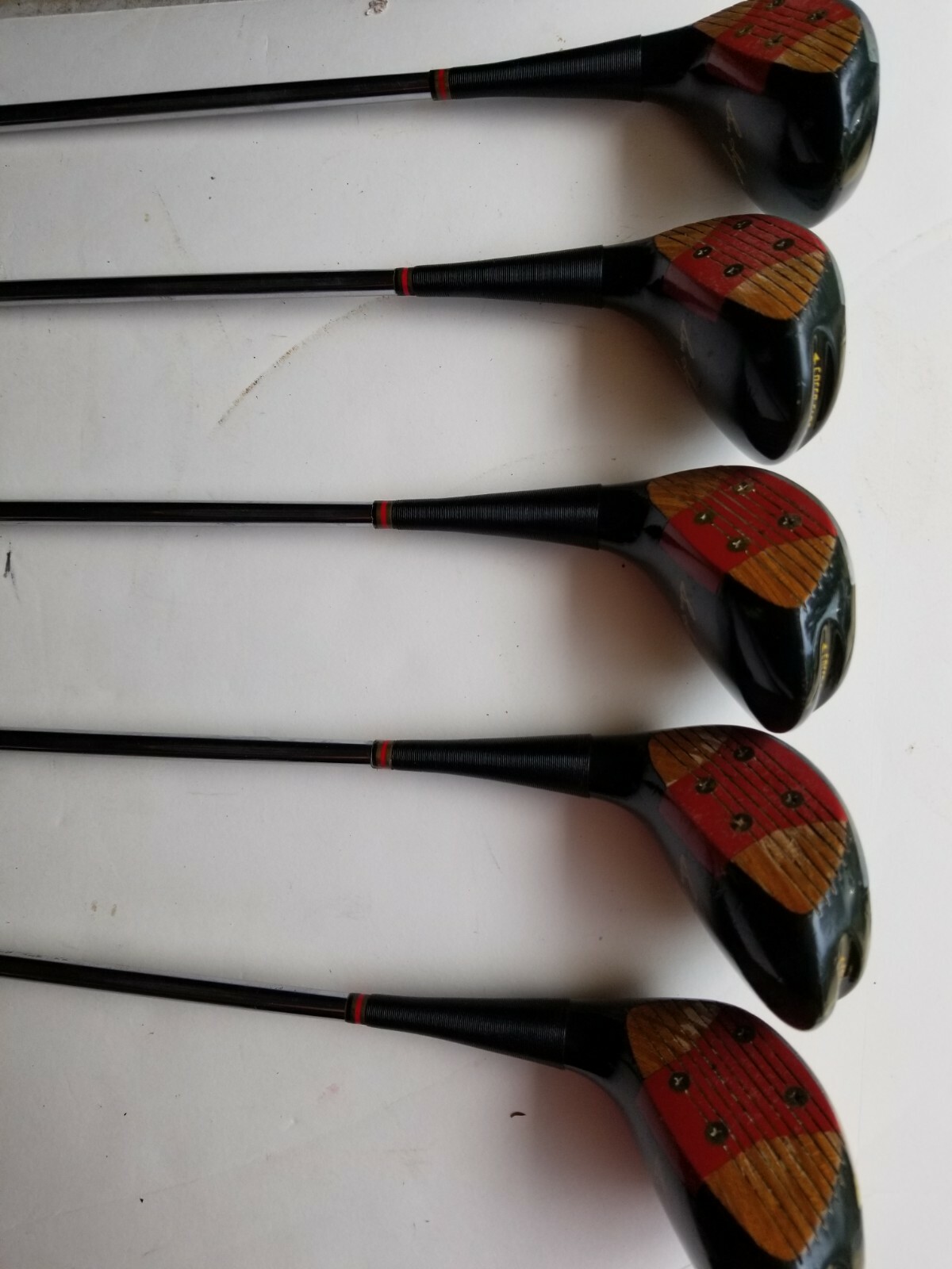 VINTAGE Lady Ben Hogan Speed Slot 1, 3, 4,5, & 7 Woods Vector 1 Steel Ladies Super promocyjna cena tanio