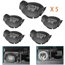 5X Universal Auto Car Power Outlet Socket Plug Cigarette Lighter Cover Cap 12V