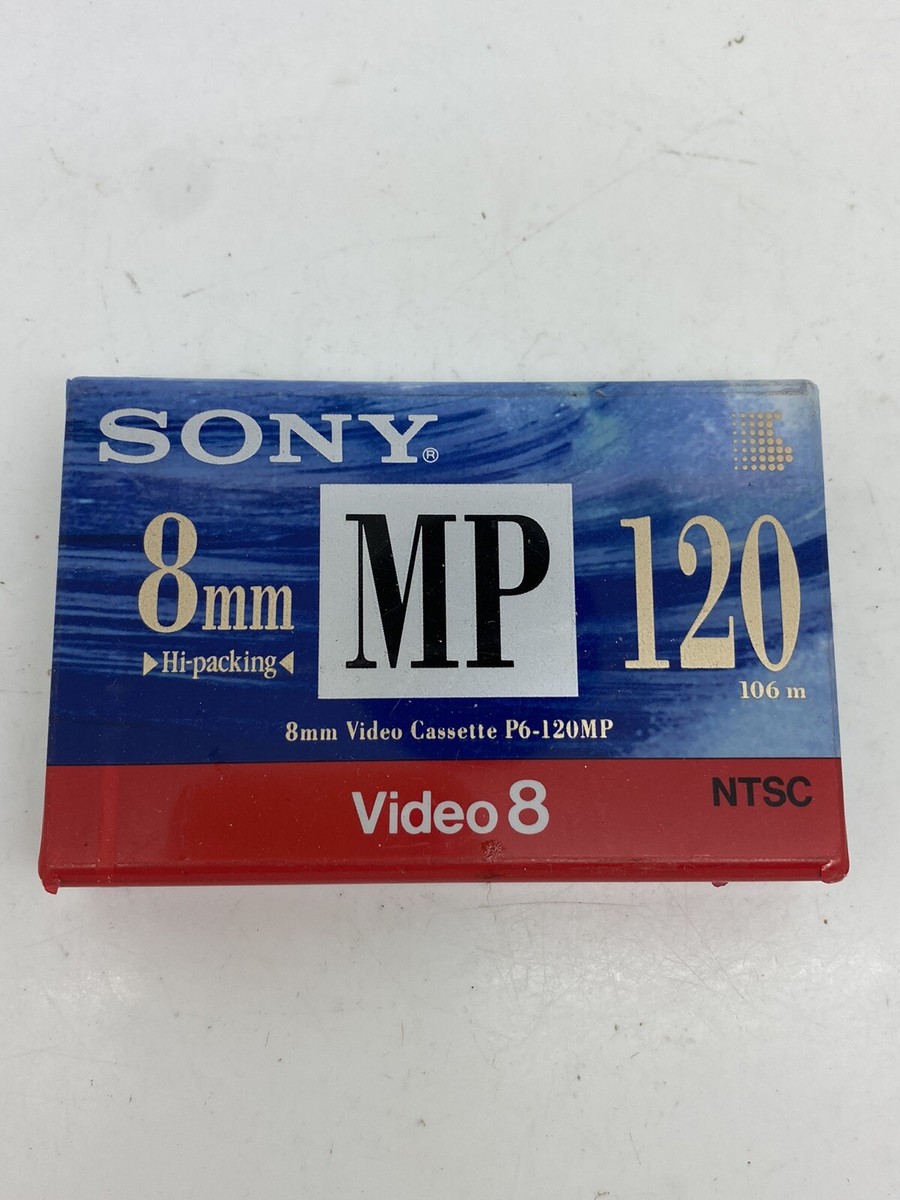 Sony 8mm MP 120 8mm Video P6-120mp NTSC Cassette SEALED