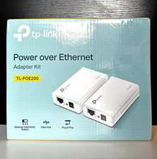 TP-Link TL-POE200 Power Over Ethernet PoE Adapter Kit TL-PoE200A TL-PoE200B
