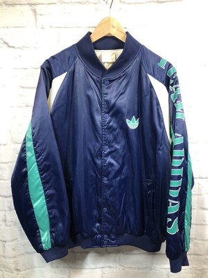 adidas satin bomber jacket
