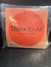 Thinx For All Period Underwear Black Brief Size X-Large