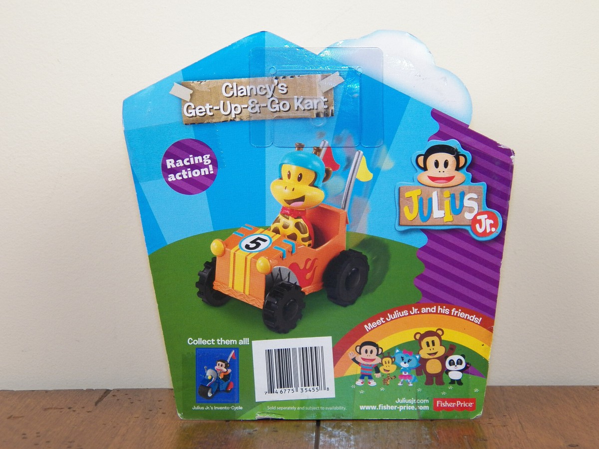 Julius Jr. Clancy's Get-Up-&-Go Kart Figure Bike Set Animal Doll