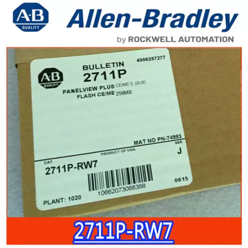 Allen Bradley 2711P-RW7 Ser J  New Seal stock Free shipping New