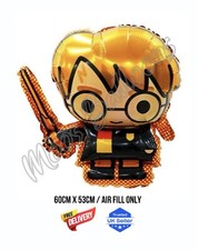 Harry Potter With Wand Shaped 60c Foil Balloon Kids Birthday Party UK Seller