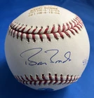 BARRY BONDS SIGNED "PASSING THE TORCH" AUTO BASEBALL INSCRIPTIONED #43/125