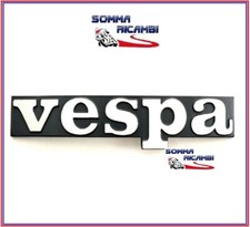 TARGHETTA SCRITTA FREGIO SCUDO ANTERIORE PIAGGIO VESPA PX125 1981-1983