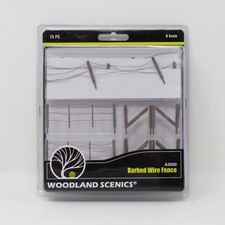 Woodland Scenics O 3000 Barbed Wire Fence Farm Rural Land Scenery Detail Set