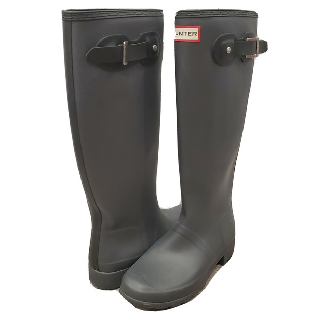 slate gray hunter boots