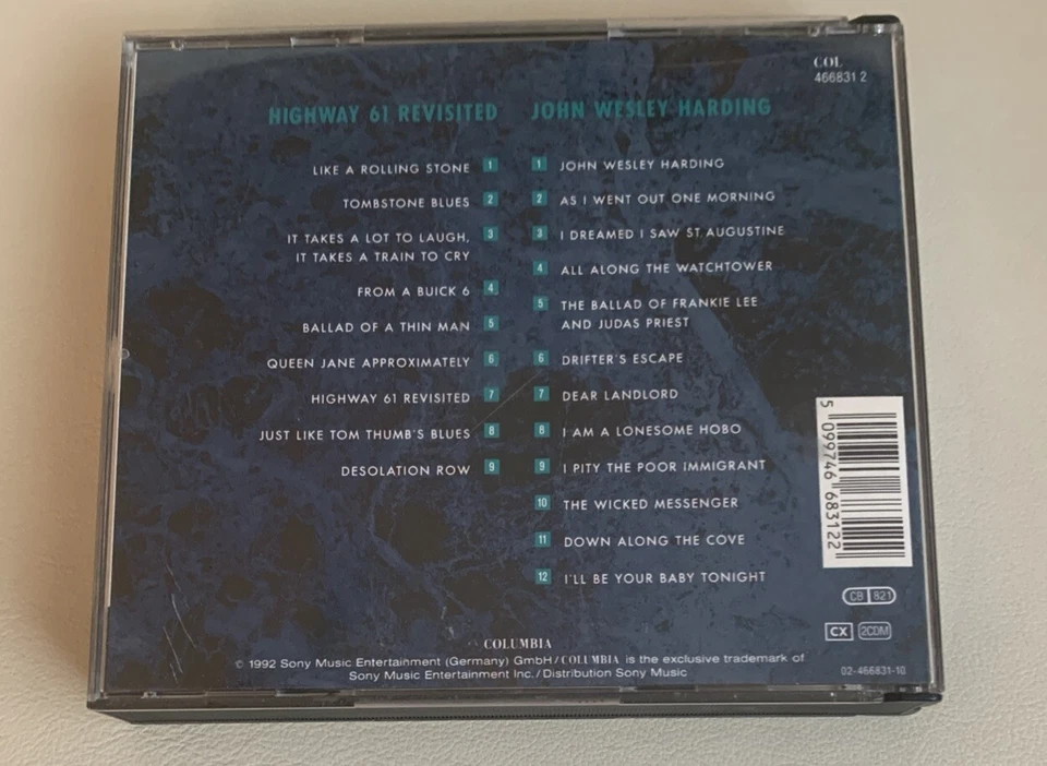 BOB DYLAN Highway 61 Revisted & John Wesley Harding 2 CD - Bild 2 von 4