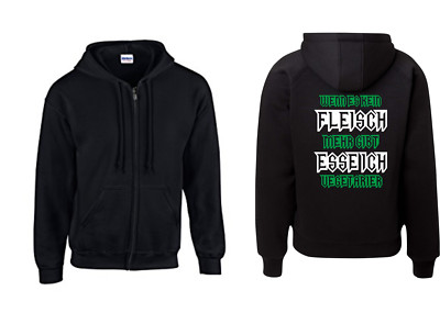 Hooded jacket - when there is no more meat (sayings / funny / fun / fun)