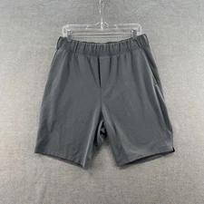 lululemon mens size L drawstring pockets gray basketball shorts casual atheltic