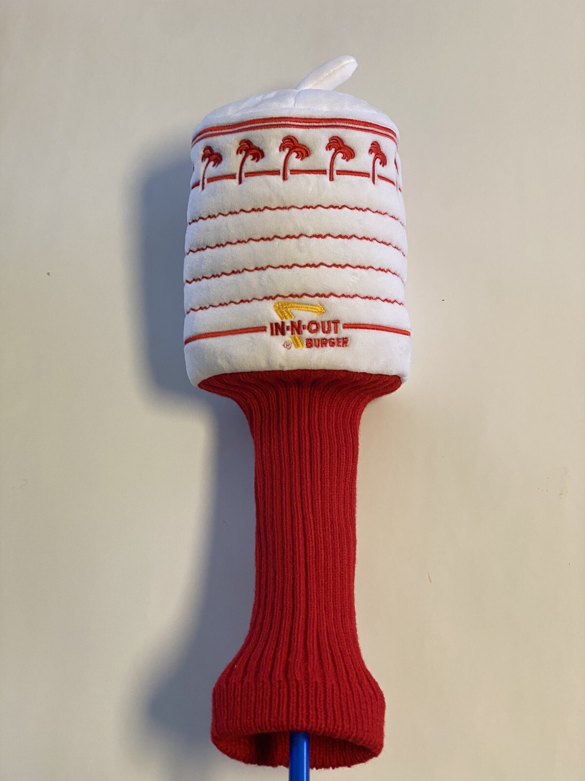 In N Out Burger Golf Club Head Cover (Red Drink Cup) New INO . Fast Shipping