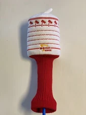 In N Out Burger Golf Club Head Cover (Red Drink Cup) New INO . Fast Shipping