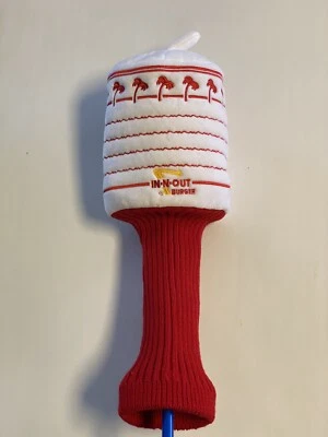 In N Out Burger Golf Club Head Cover (Red Drink Cup) New INO . Fast Shipping
