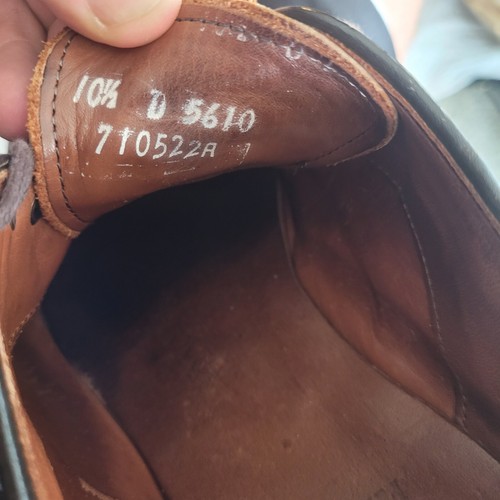 Allen Edmonds Park Avenue Dark Chili Brown 5610 Leather Oxford Shoes Size 10.5 D - Picture 12 of 13