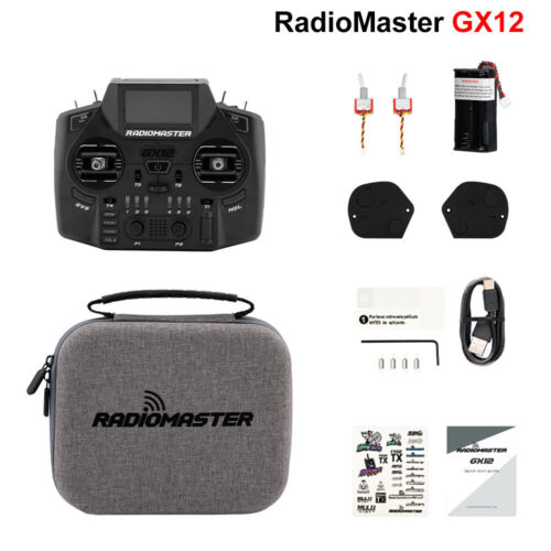 Radiomaster GX12 Radio Transmitter Controller Dual-band 2.4GHz/900MHz 16CH ELRS - Picture 7 of 24