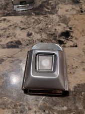 70s-80s Ford Mercury Seat Belt Buckle - Chrome - Push Button - Oem - Rcf-67