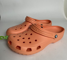 Crocs Classic Clog Peach Coral Orange Unisex Comfort Shoes M10 W12 New Tags