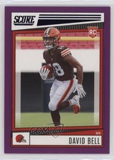 2022 Score Rookies Purple David Bell #382 0b3